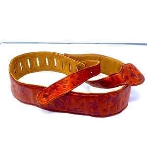 Leather Boho southwestern guitar strap